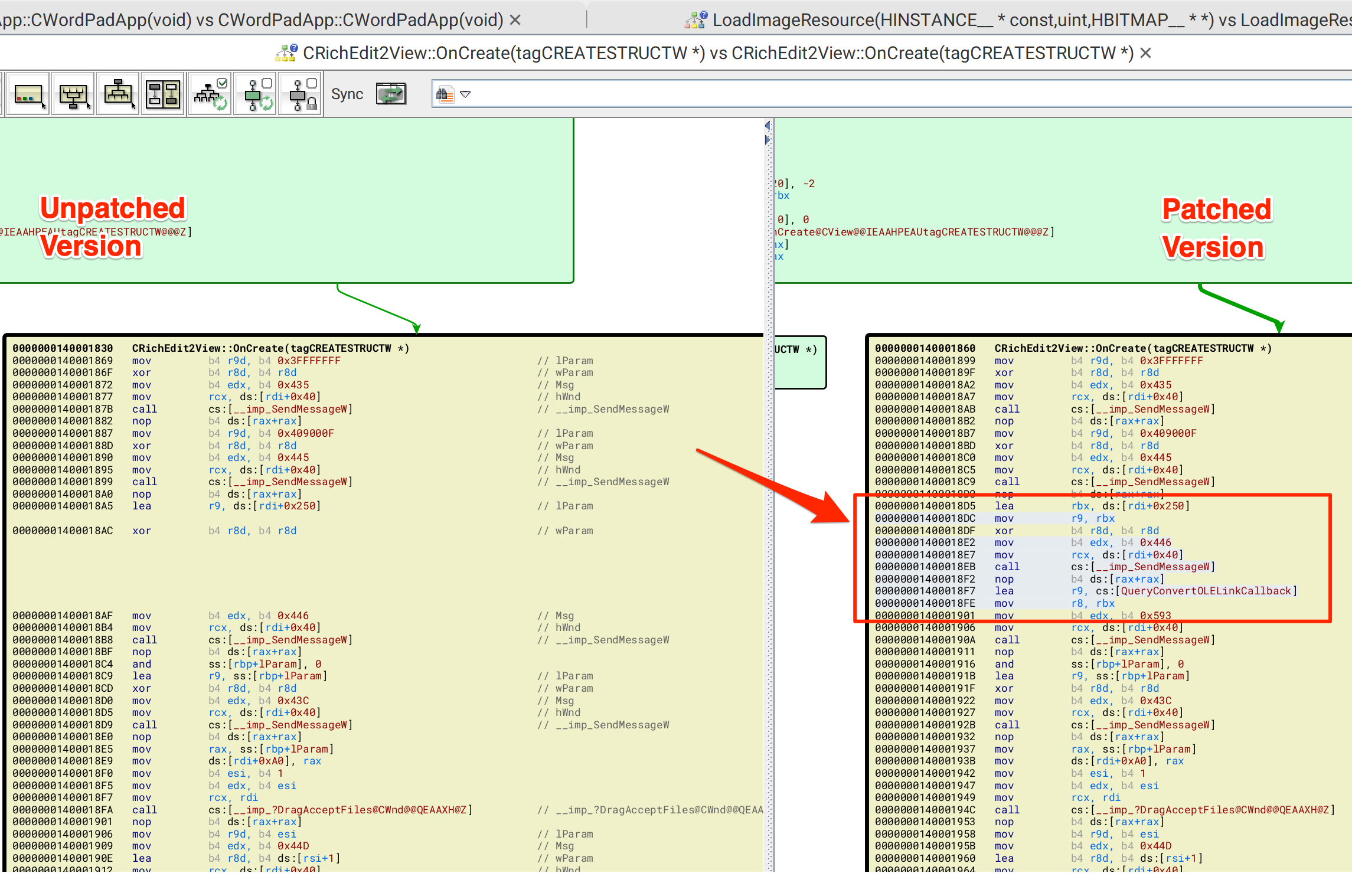 QueryConvertOLELinkCallback